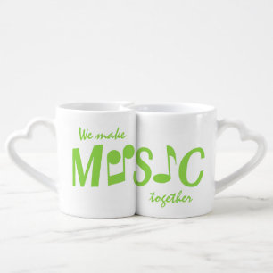 MUSIC custom couple's mugs