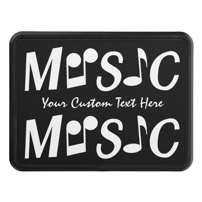 MUSIC custom hitch cover (Front)
