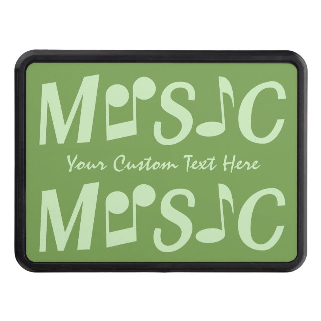 MUSIC custom hitch cover (Front)