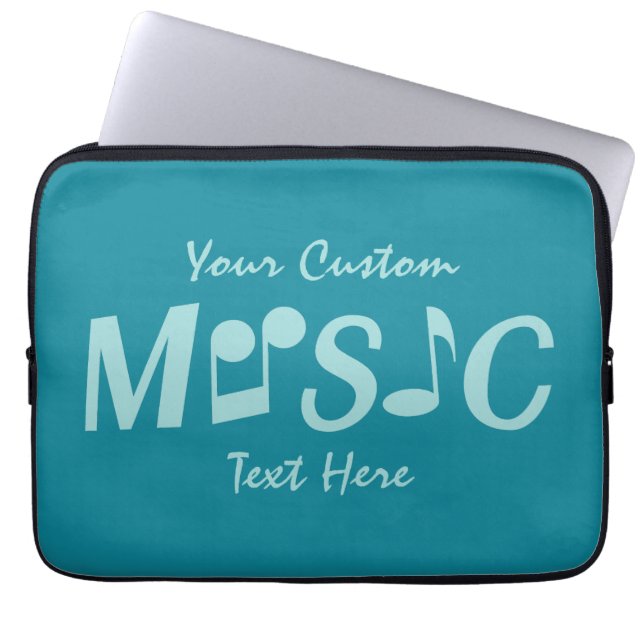 MUSIC custom laptop sleeves (Front)