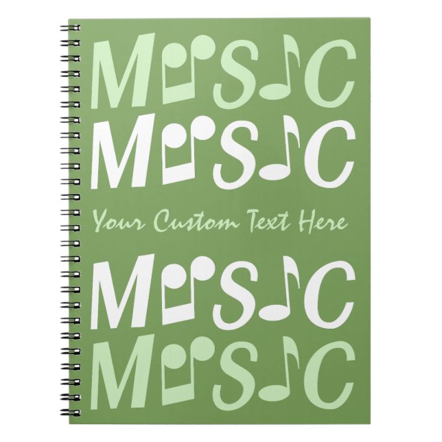 MUSIC custom notebook (Front)