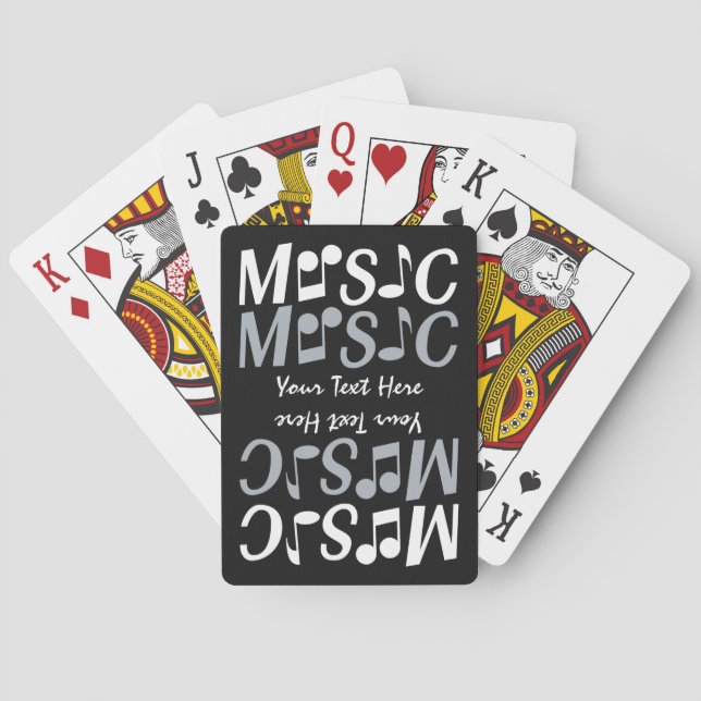MUSIC custom playing cards (Back)