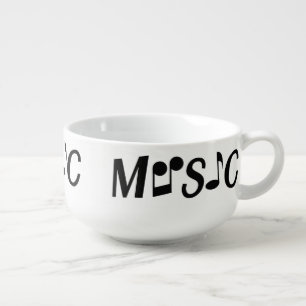 MUSIC custom soup bowl