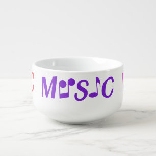 MUSIC custom soup mug