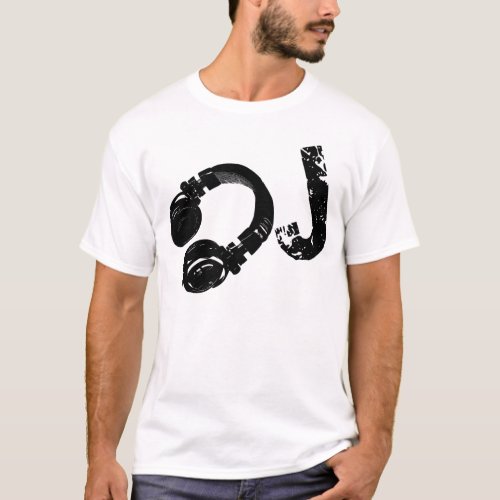 music dj  DJ headphone T_Shirt