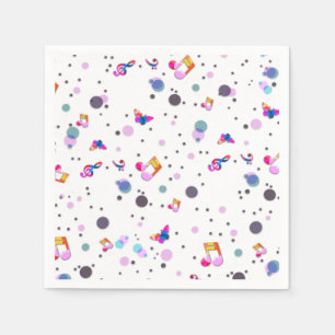 Music Dancing Napkins