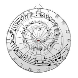 Music Dartboard With Darts
