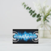 music design business card (Standing Front)