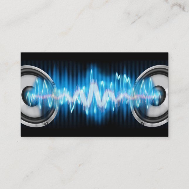 music design business card (Front)