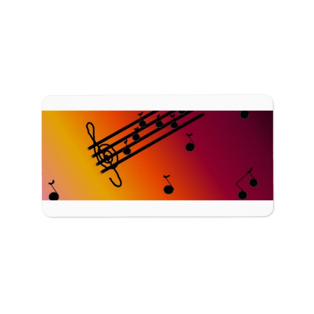 Music Design Label (Front)