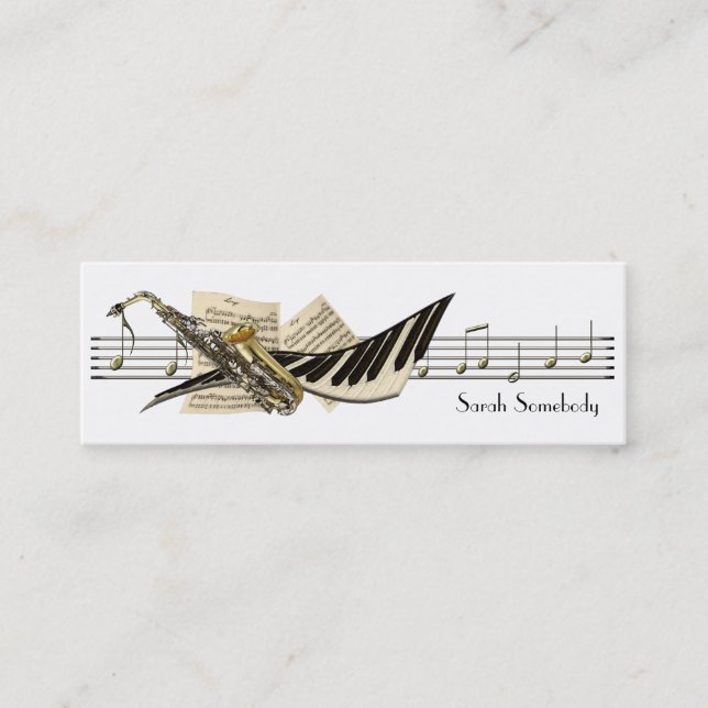 Music Design Mini Profile Cards (Front)