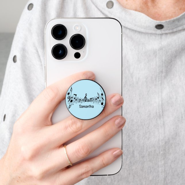 Music Design Smartphone PopSocket (Hand)