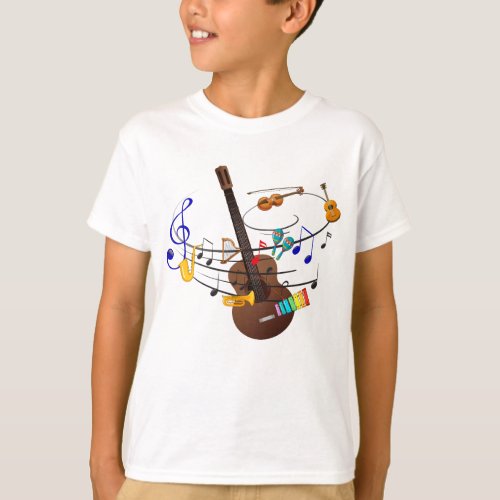 MUSIC DESIGN T_SHIRT