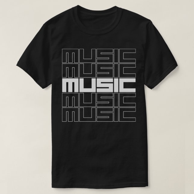 music design T-Shirt (Design Front)