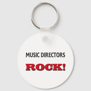 Music Directors Rock Keychain