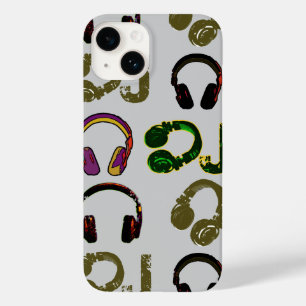 music disc jockey headphones Case-Mate iPhone 14 case
