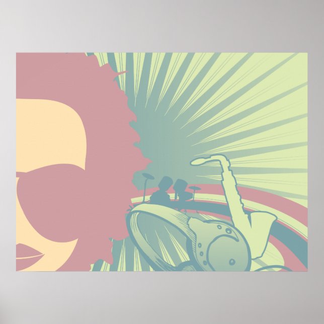 music diva funky pastels 2 poster (Front)