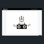 Music DJ 13" Laptop Skin<br><div class="desc">Music DJ</div>