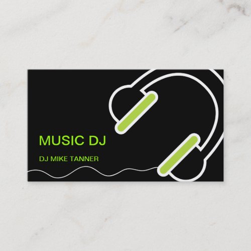 Music DJ Business Cards