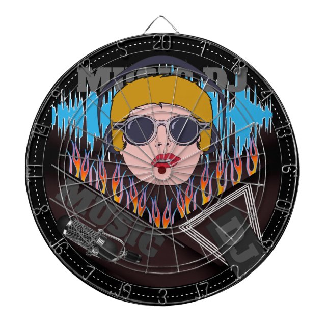 Music DJ Dartboard (Front)