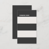 Music DJ Hip Bold Striped Professional Business Card (Front/Back)