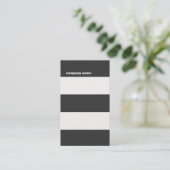 Music DJ Hip Bold Striped Professional Business Card (Standing Front)