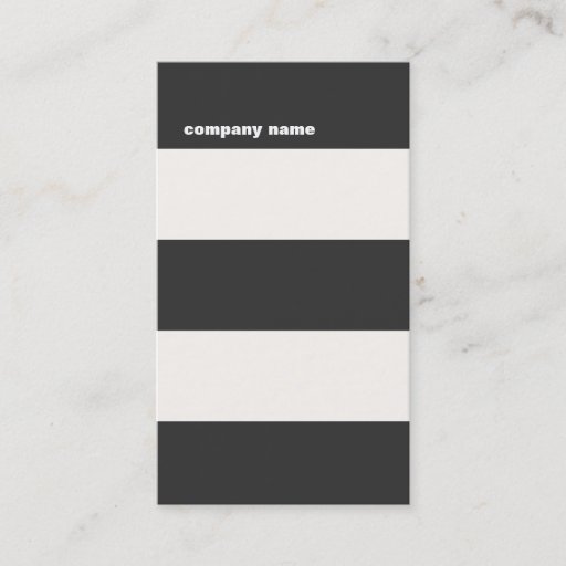 Customizable Modern DJ Hip Bold Striped Professional Business Card