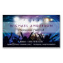 Music DJ Party Concert Planner - Modern Stylish Magnetic Business Card