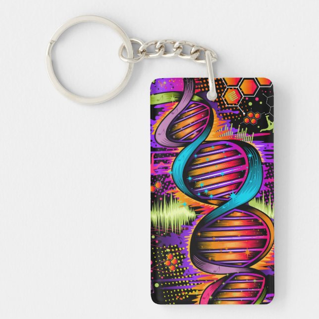 Music DNA Keychain (Front)