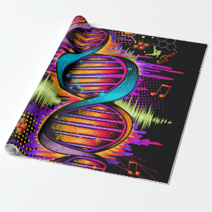 Music DNA Wrapping Paper