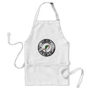 Music driven  adult apron