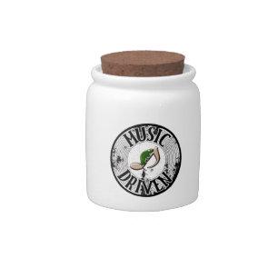 Music driven candy jar