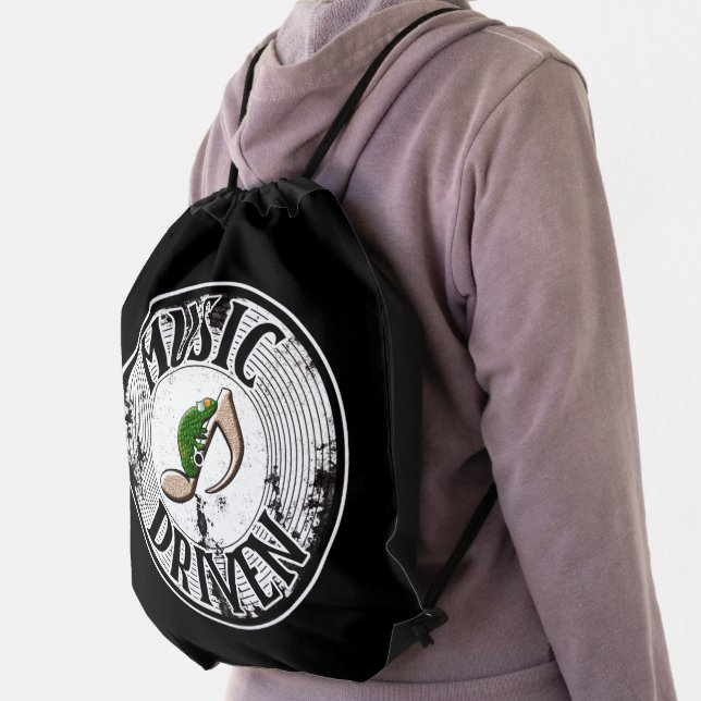 Music driven  drawstring bag (Insitu)