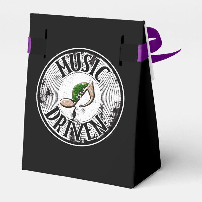 Music driven  favor box (Back Side)