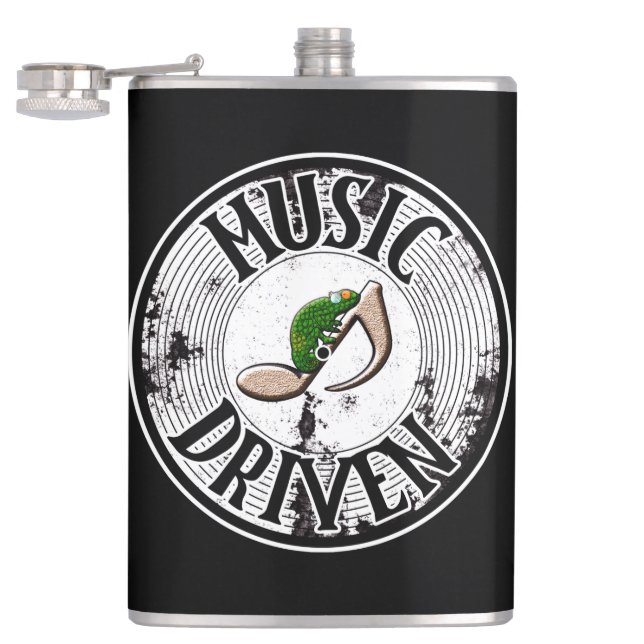 Music driven  flask (Opened)