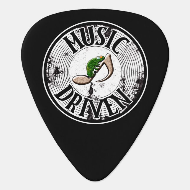 Music driven  guitar pick (Front)