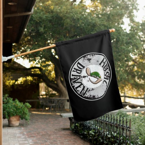 Music driven  house flag