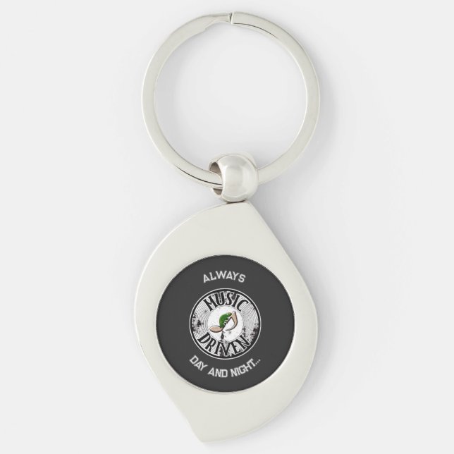 Music driven   keychain (Front)