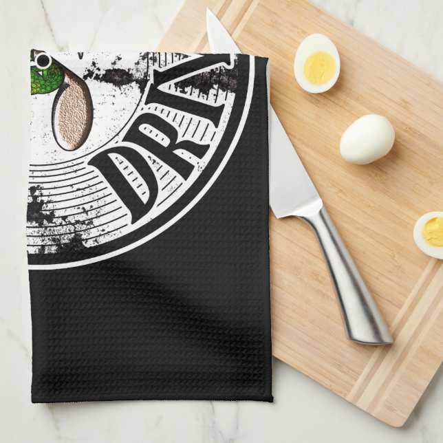 Music driven  kitchen towel (Quarter Fold)