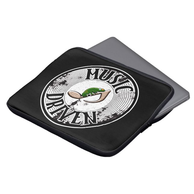 Music driven  laptop sleeve (Front Top)