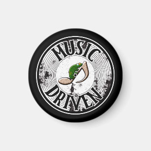 Music driven magnet
