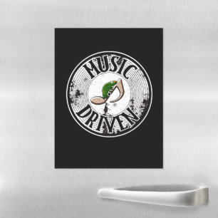 Music driven  magnetic dry erase sheet