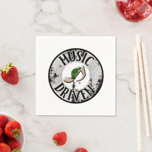 Music driven napkins