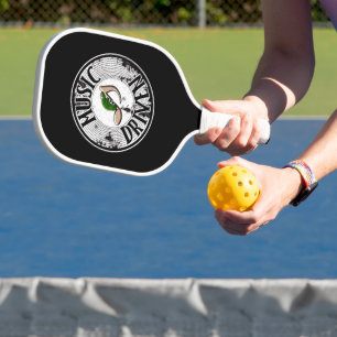 Music driven pickleball paddle