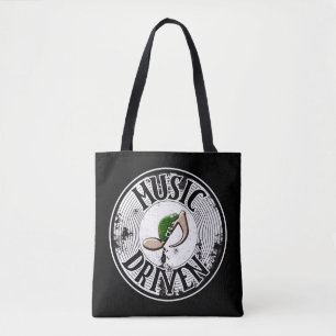 Music driven  tote bag