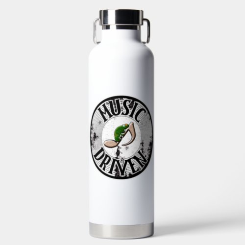 Music driven   water bottle