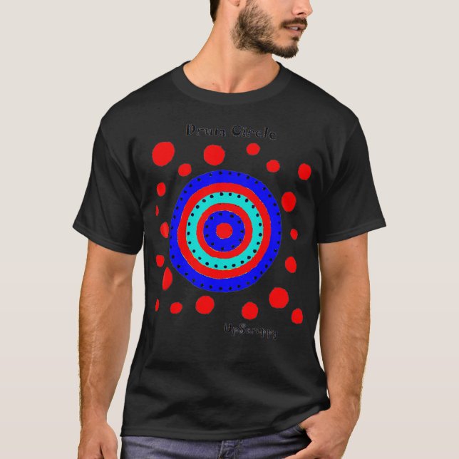 Music Drum Circle Humor Artists Art Funny T-Shirt (Front)