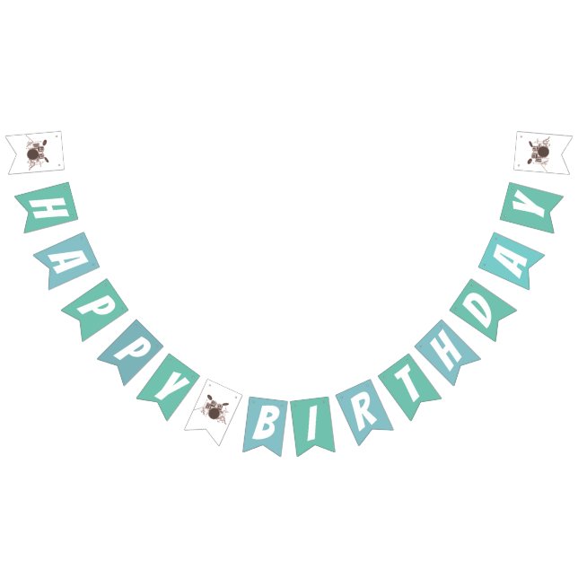music, drum set, birthday, BUNNING BANNER (All)