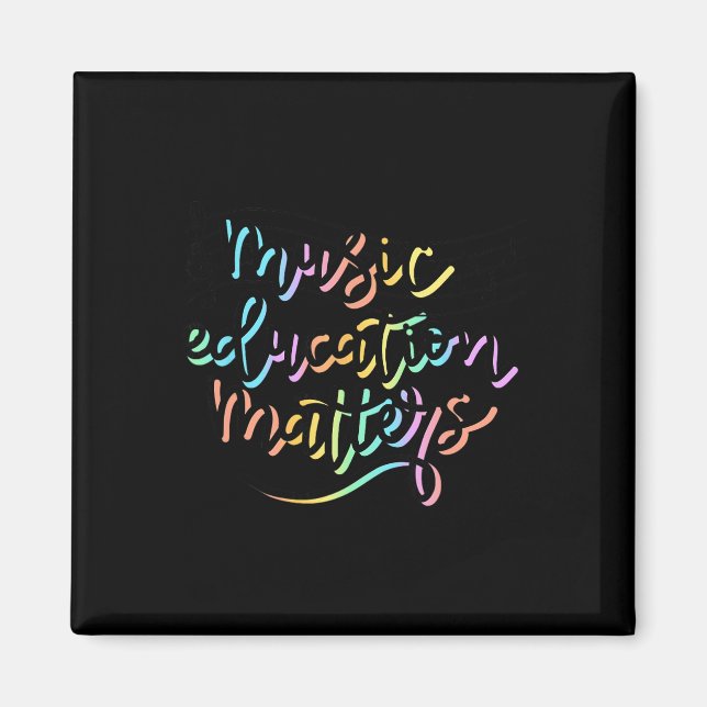 Music Education Problems Music Teacher Appreciatio Magnet (Front)