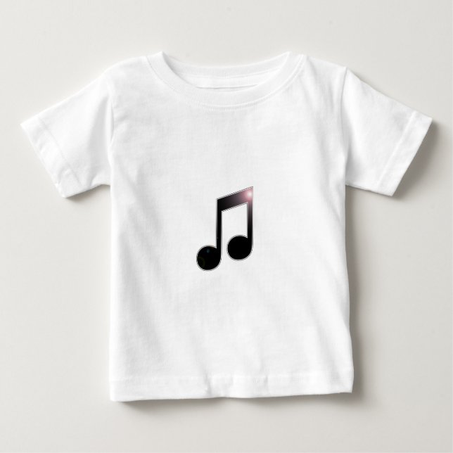 Music Eighth Note Baby T-Shirt (Front)